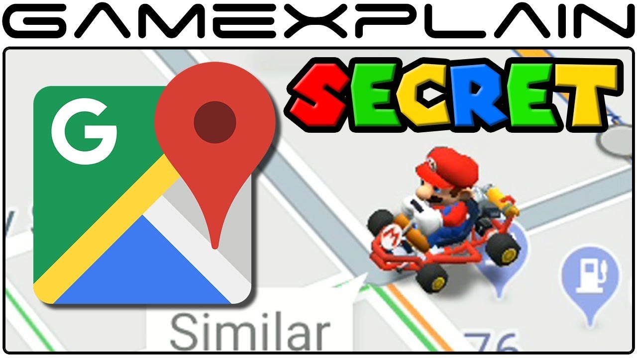 Google Maps Mario Kart Easter Egg Celebrates MAR10 Day! (iPhone & Android)  - YouTube