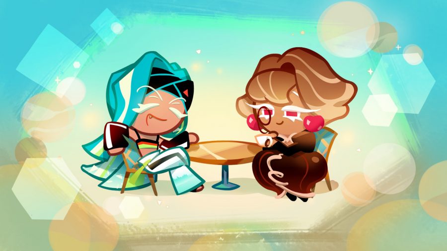 Codes Cookie Run OvenBreak: Deux biscuits au pain d'épice assis à une table ensemble