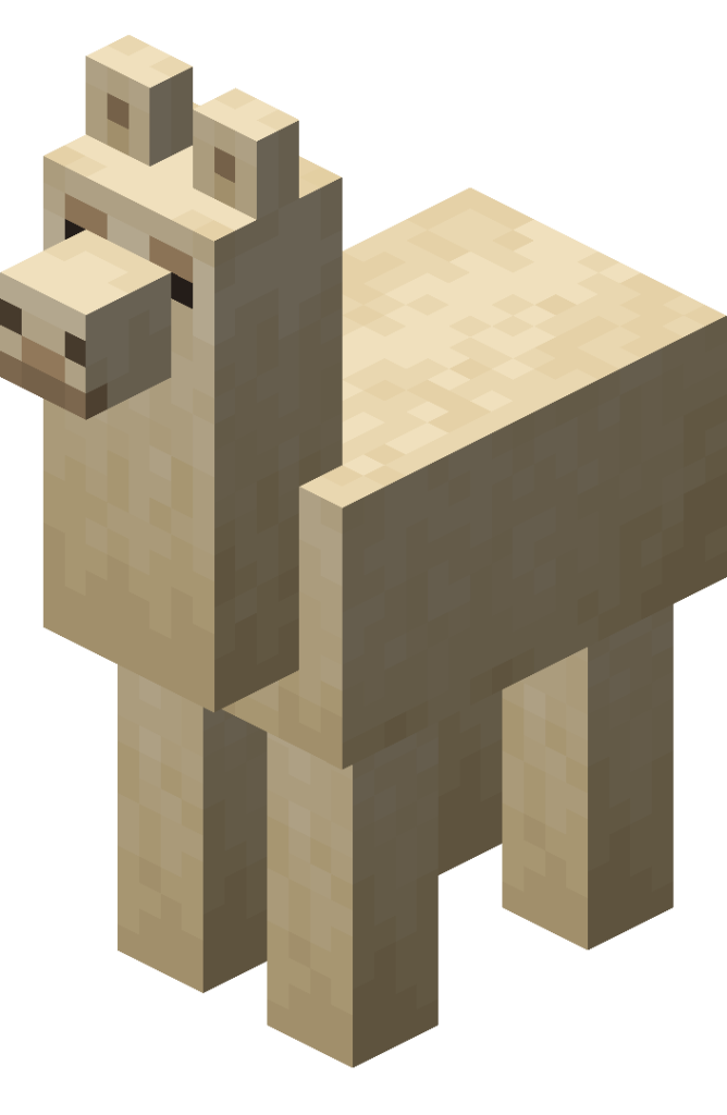 C'est un lama. Il crache et fait du mal à ceux qui lui font du mal. Aujourd'hui, nous allons apprendre à apprivoiser ces lamas! Voici comment apprivoiser un lama dans Minecraft!