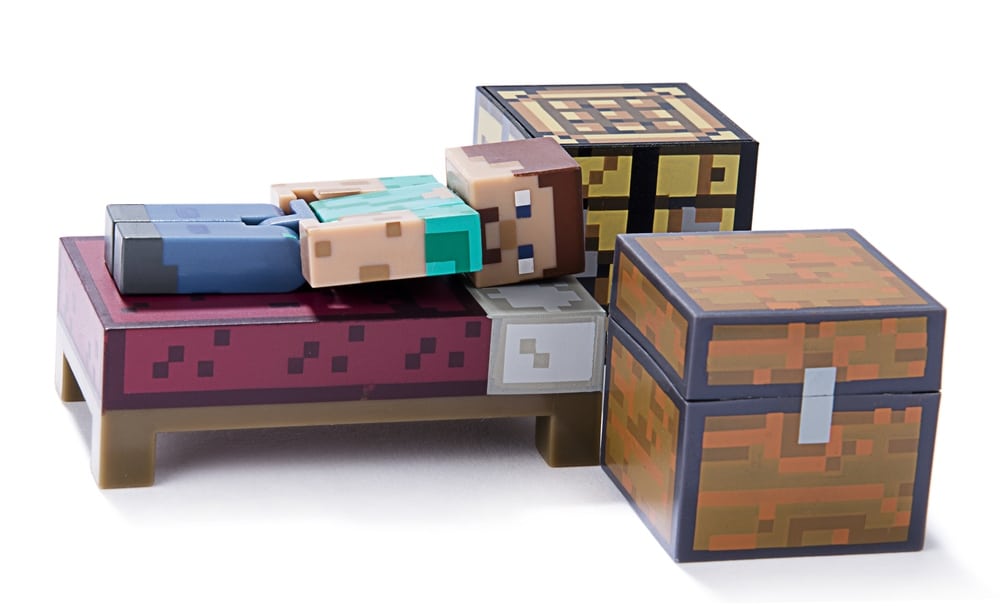 Téléportation Minecraft au lit