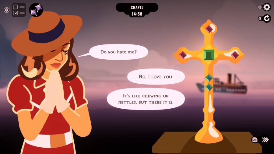 Avis à la mer 3 Veronica se rend à la chapelle pour demander pardon