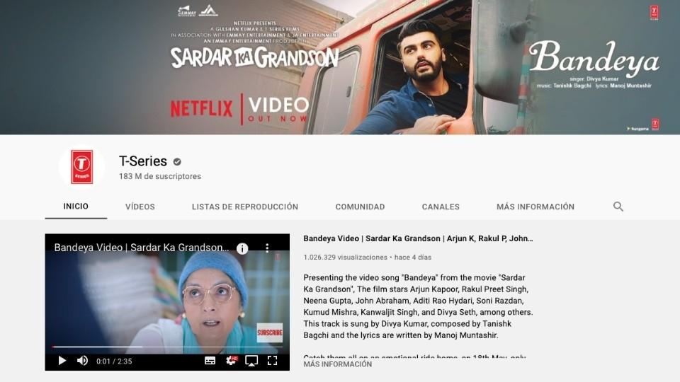 couverture de la chaîne youtube de la série t