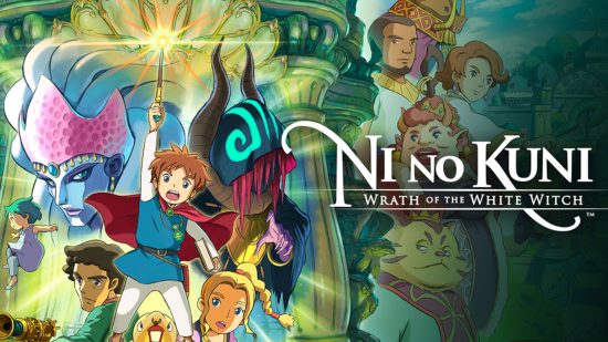 Des jeux comme Genshin Impact: Key art for Ni No Kuni: Wrath of the White Witch Remastered for Switch.